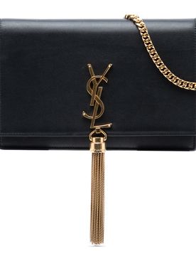 Small Smooth Calfskin Monogram Kate Tassel Crossbody