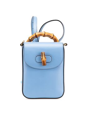 Mini Calfskin Bamboo Top Handle Bag