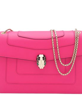 Medium Calfskin Serpenti Forever Shoulder Bag