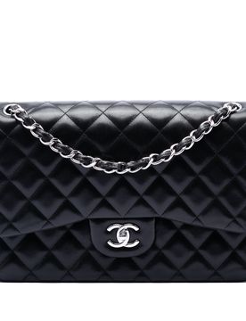 Jumbo Classic Lambskin Double Flap
