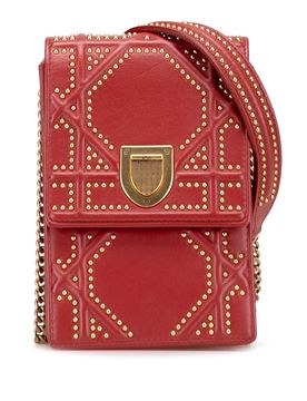 Studded Lambskin Vertical ama Crossbody