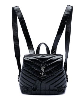 Small Matelasse Patent Monogram LouLou Backpack