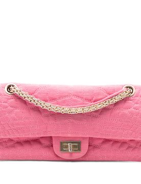 Croc Quilted Jersey Reissue 2.55 East West Double Flap