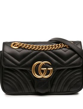 Small GG Marmont Matelasse Leather Shoulder Bag