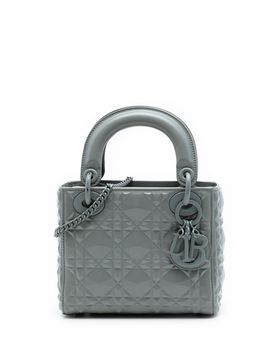 Mini Ultra Matte Calfskin Diamond Cannage Lady