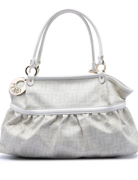 Large Zucca Coated Canvas Chef Shoulder Bag