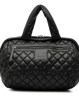 Quilted Nylon Coco Cocoon Bowling Bag