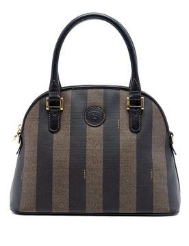 Pequin Coated Canvas Dome Satchel