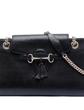 Large Calfskin Emily Shoulder Bag