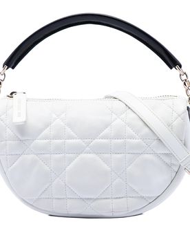 Small Lambskin Cannage Vibe Hobo