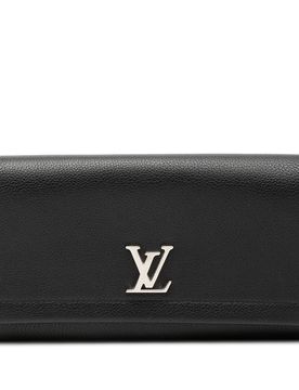 Leather Lockme II Long Wallet