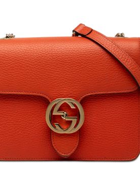 Small Dollar Calfskin Interlocking G Crossbody
