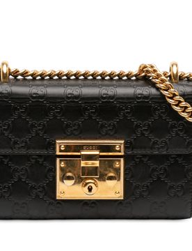 Small Guccissima Padlock Crossbody