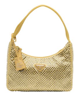 Mini Satin Crystal Re Edition 2000 Shoulder Bag