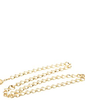 CC Gold Plated 31 Rue Cambon Medallion Chain Belt