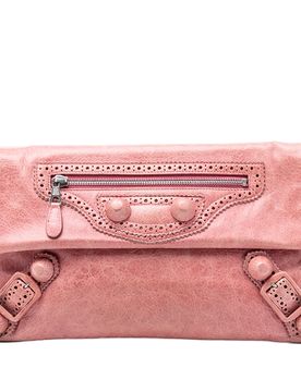 Lambskin Motocross Giant 21 Brogues Envelope Clutch