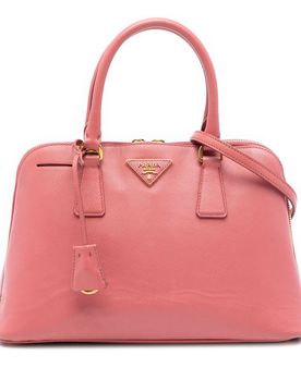 Medium Saffiano Lux Promenade Satchel