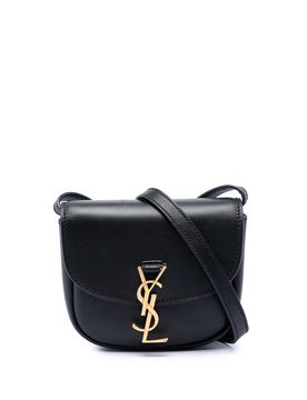 Small Leather Monogram Kaia Crossbody