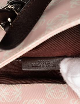 Anagram Coated Canvas Tote