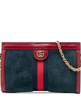 Small Suede Web Ophidia Chain Crossbody