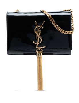 Small Patent Monogram Kate Tassel Crossbody