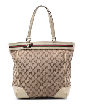 GG Canvas Web Mayfair Tote