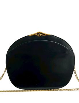 Leather Sapphire Chain Crossbody