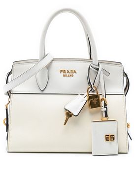 Saffiano And City Calf Esplanade Satchel