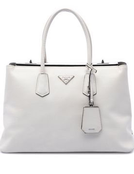 Saffiano Cuir Turnlock Twin Satchel