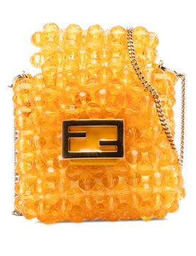 Mini Glass Vitello King Beaded Pico Baguette Charm
