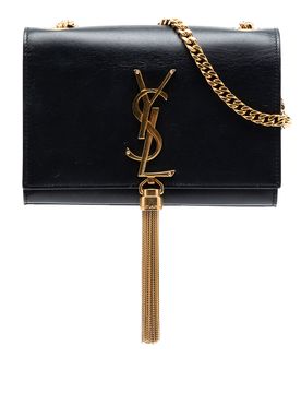 Small Smooth Calfskin Monogram Kate Tassel Crossbody