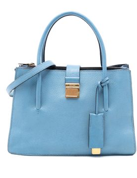 Goatskin Madras Satchel