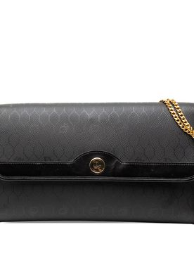 Honeycomb Coated Canvas Chain Crossbody