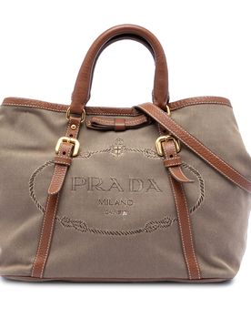Canvas Canapa Logo Bow Satchel