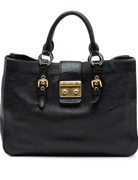 Goatskin Madras Satchel