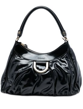 Patent Abbey D Ring Handbag