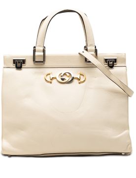 Medium Calfskin Zumi Top Handle Bag