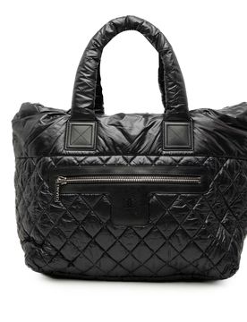Medium Quilted Nylon Reversible Coco Cocoon Tote