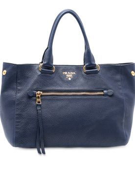 Vitello Daino Front Pocket Tote
