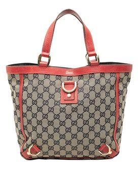 GG Canvas Abbey D Ring Tote