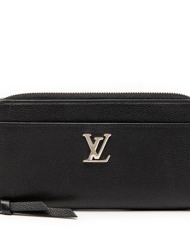 Leather Lockme Zippy Wallet