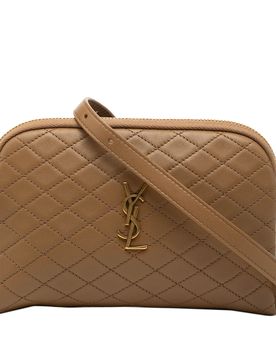 Mini Quilted Lambskin Gaby Zippered Pouch