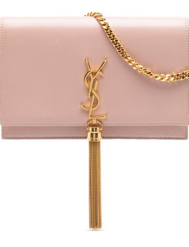 Smooth Calfskin Monogram Kate Tassel Wallet on Chain