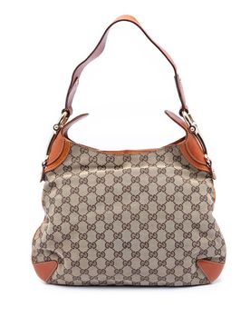 GG Canvas Horsebit Creole Hobo Bag