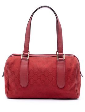 GG Canvas Boston Bag