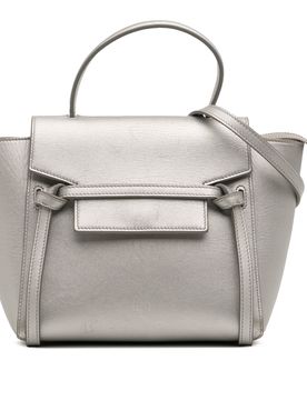 Nano Laminated Calfskin Belt Bag