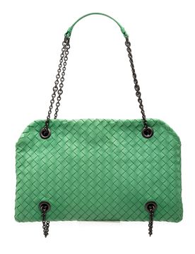 Nappa Intrecciato Duo Shoulder Bag