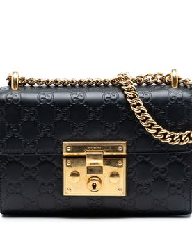 Small Guccissima Padlock Crossbody
