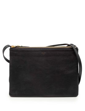 Large Lambskin Trio Crossbody