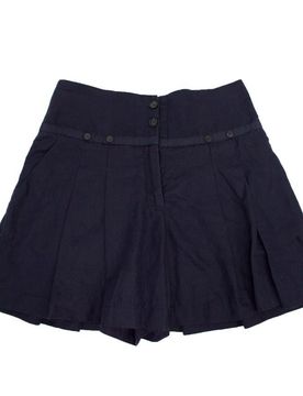 Navy Mini Skater Skirt